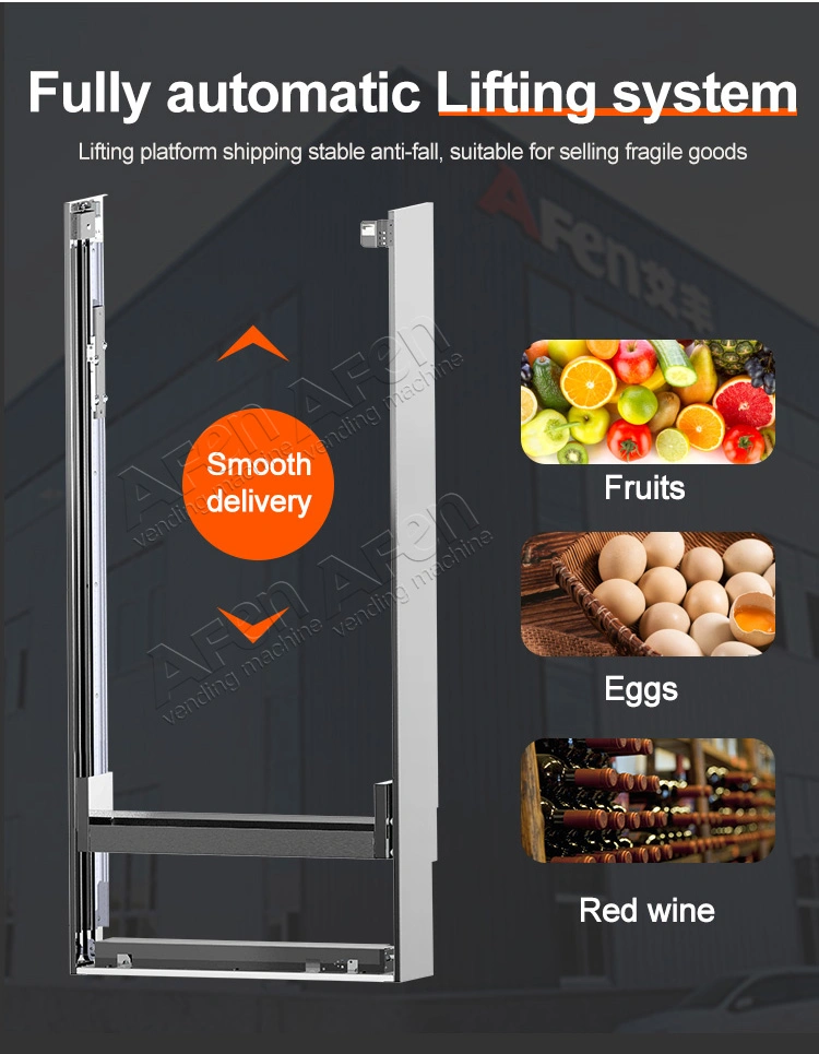 Afen Maquinas De Vending Fresh Food Elevator Vending Machine for Shopping Mall