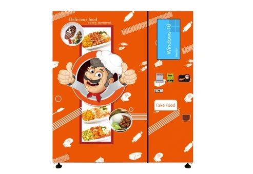 Xy Microwave Heated Hout Food Pizza Vending Machine