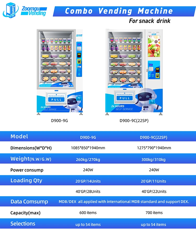 Zg Elevator Vending Machine with Conveyor Belt for Fragile Glass Bottles 9g